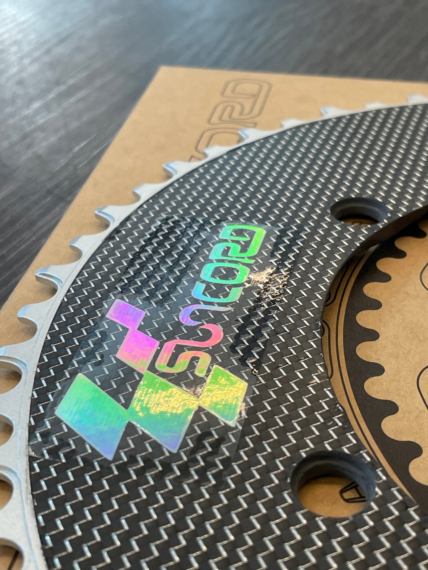 Suncord Carbon Alloy Narrow-Wide Chainring 130BCD 54T / 56T