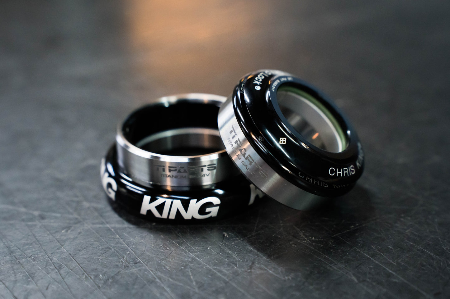 Ti Parts Workshop Titanium Chris King Inset 7 Adapter for T & G Line