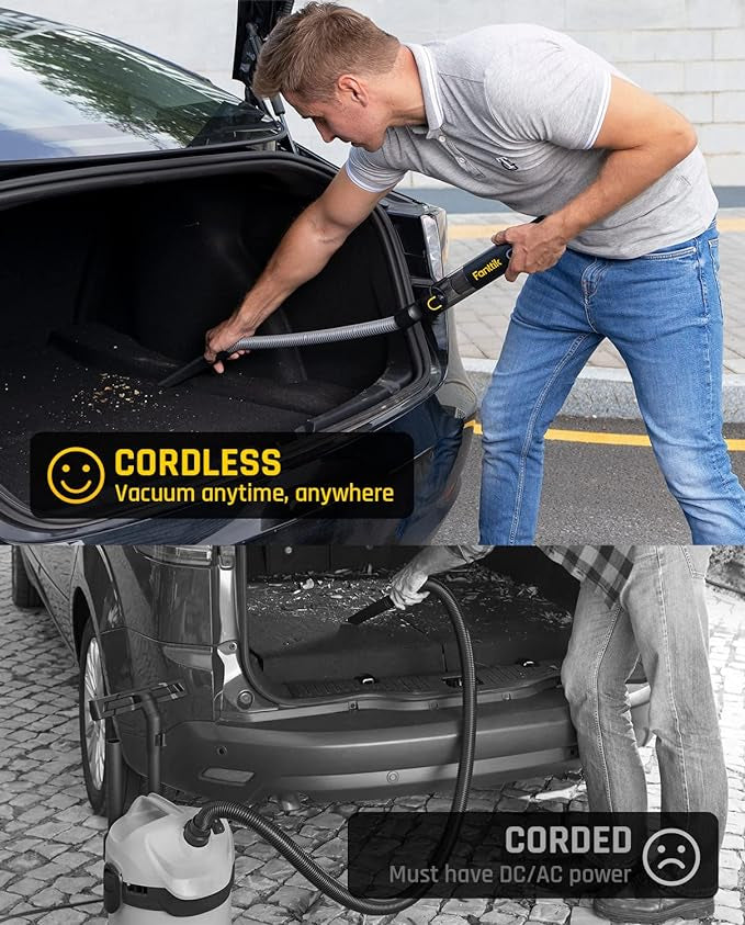 FANTTIK SLIM V8 MATE CORDLESS CAR VACUUM
