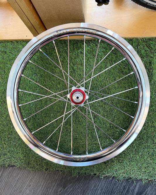 Suncord 16” Aluminium 7 Speed Wheelset Ceramic bearings with magnetic pawl assist for Brompton