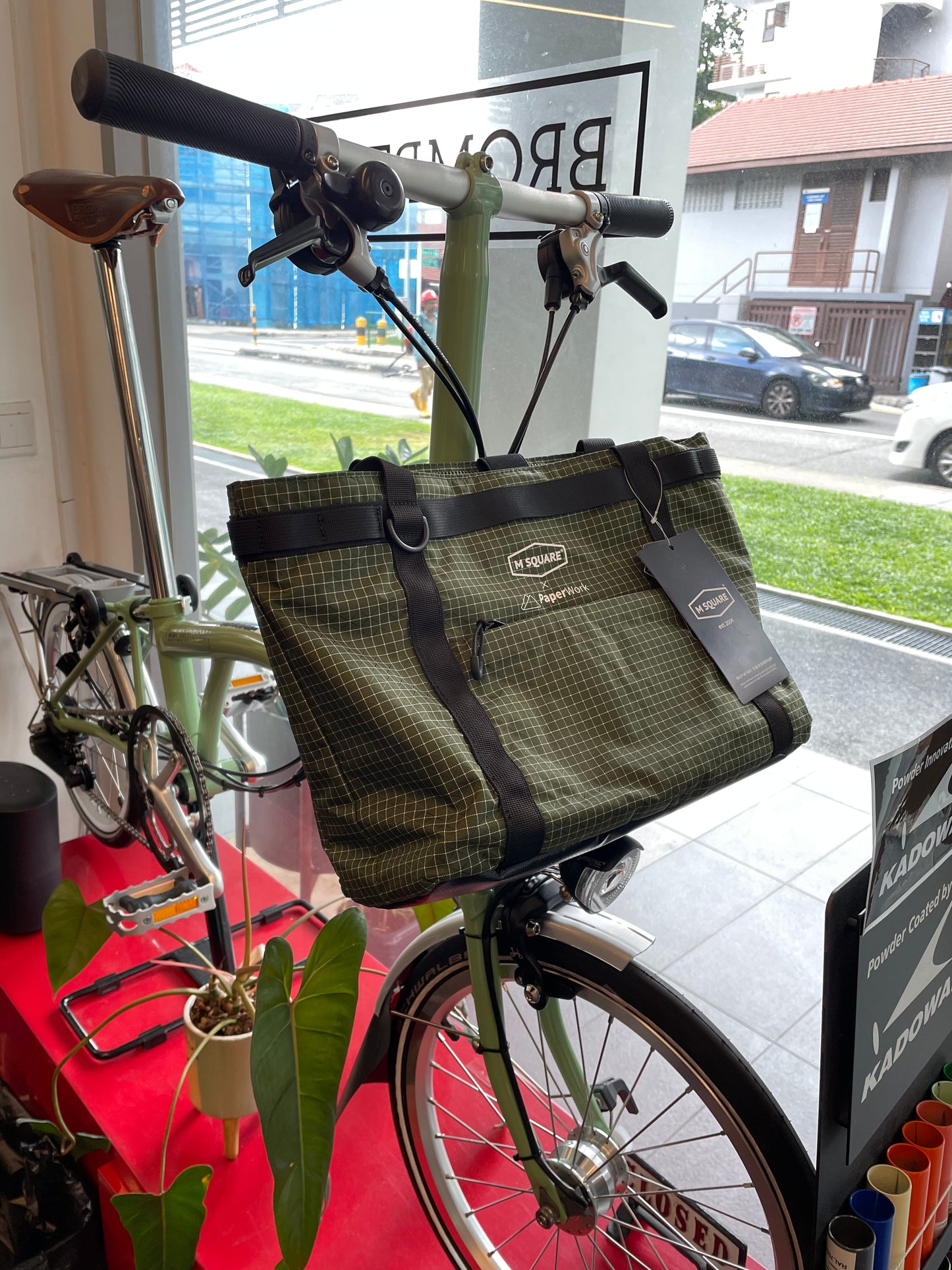 Brompton M Square X PaperWork tote bag