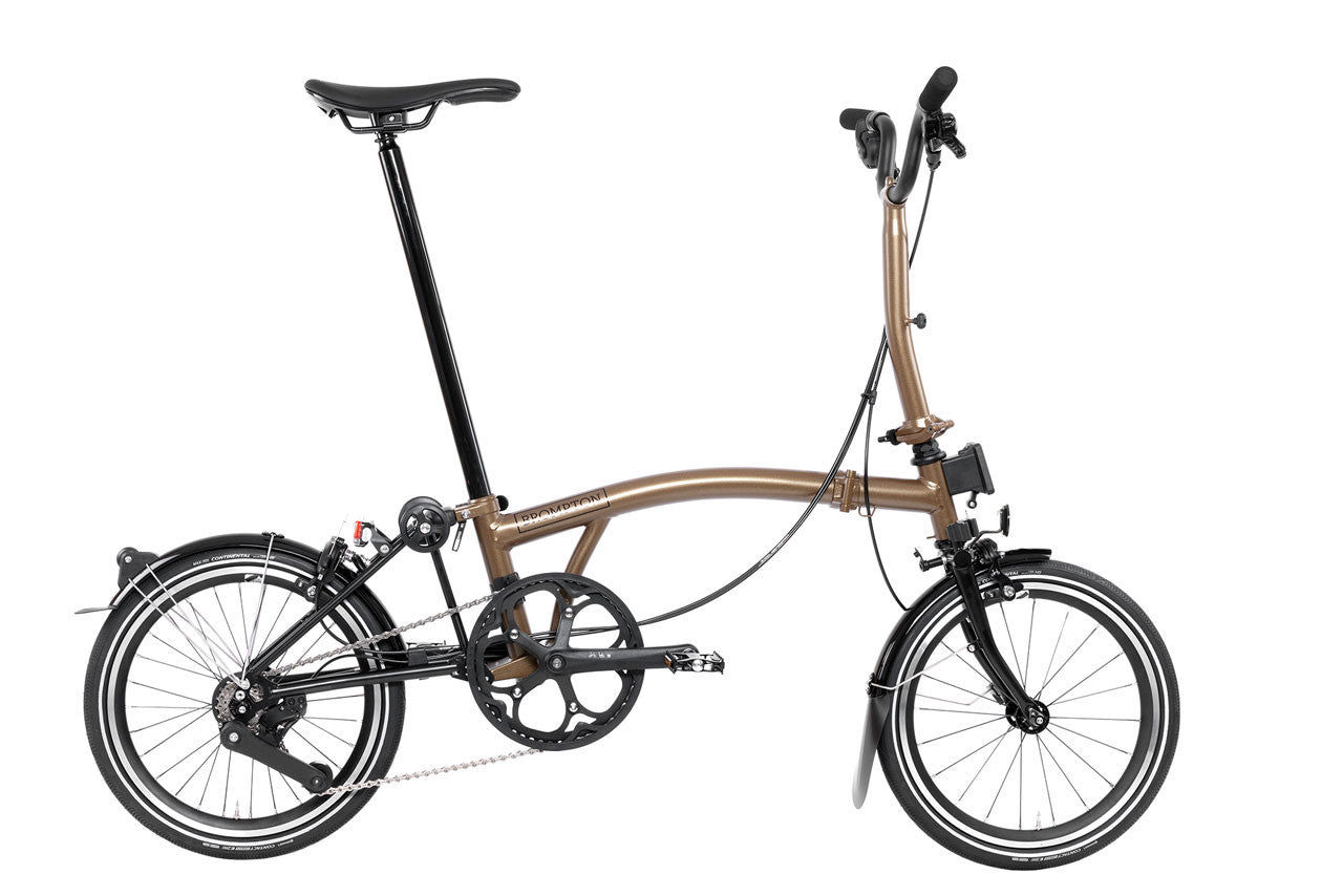 Brompton P Line Urban Bronze Sky 12 Speed