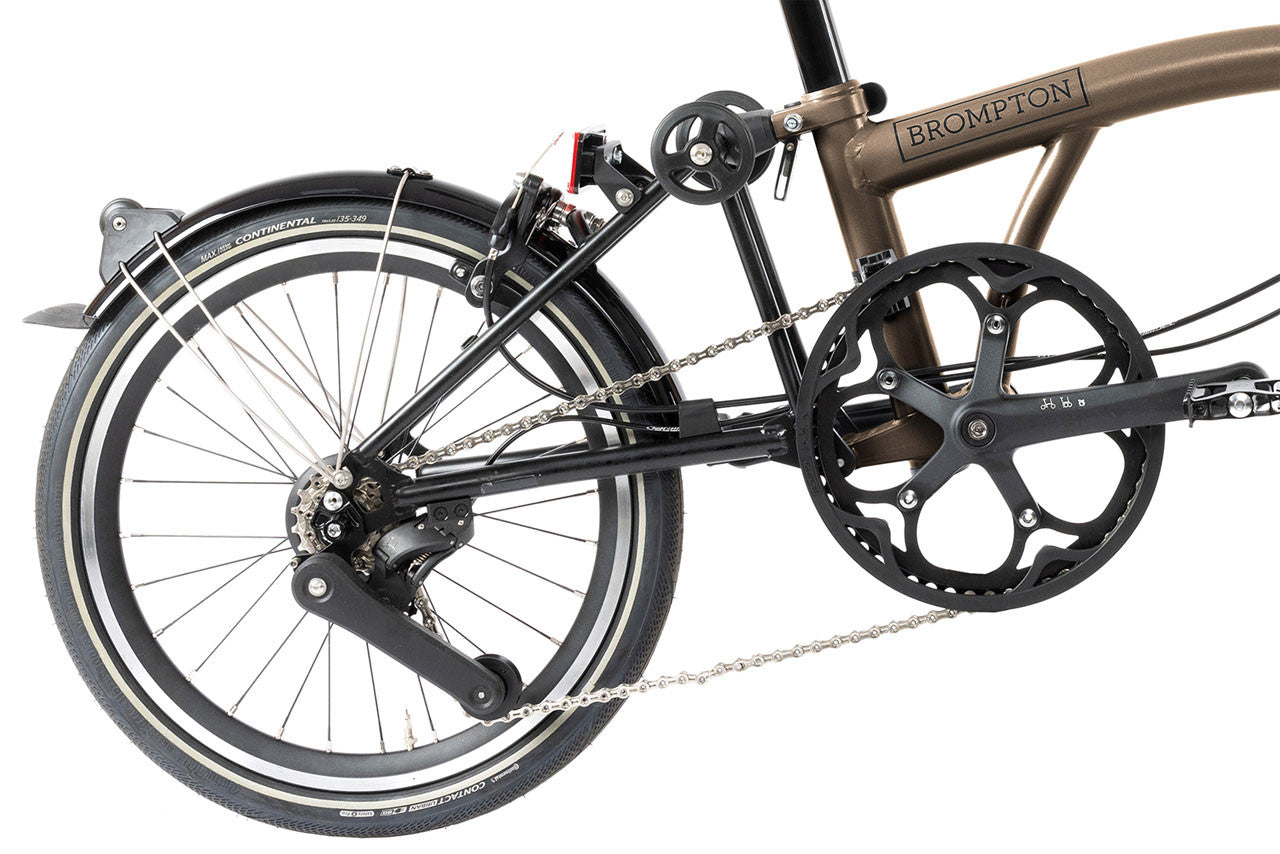 Brompton P Line Urban Bronze Sky 4 Speed