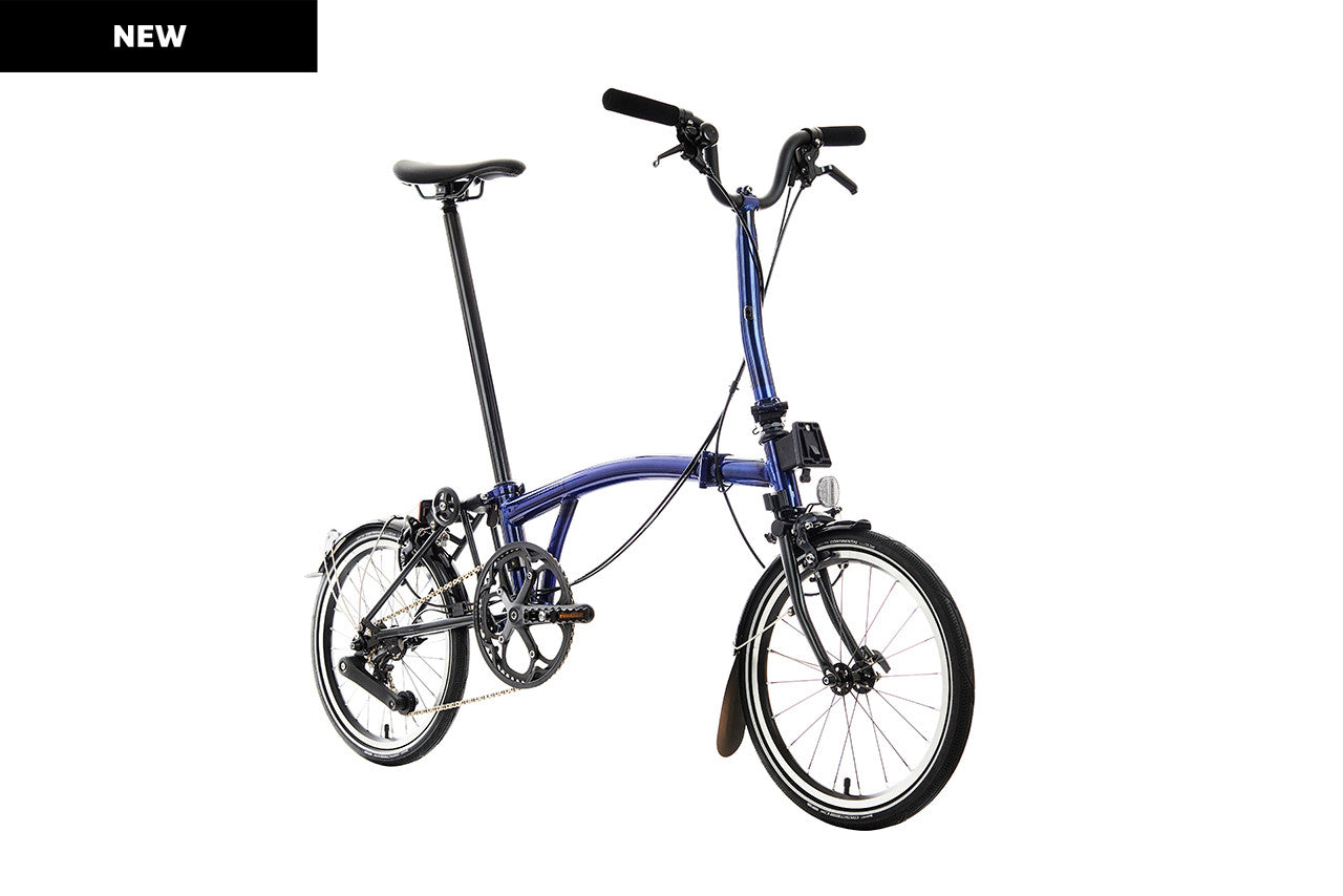 Brompton P Line Urban Bolt Blue Lacquer 4 Speed