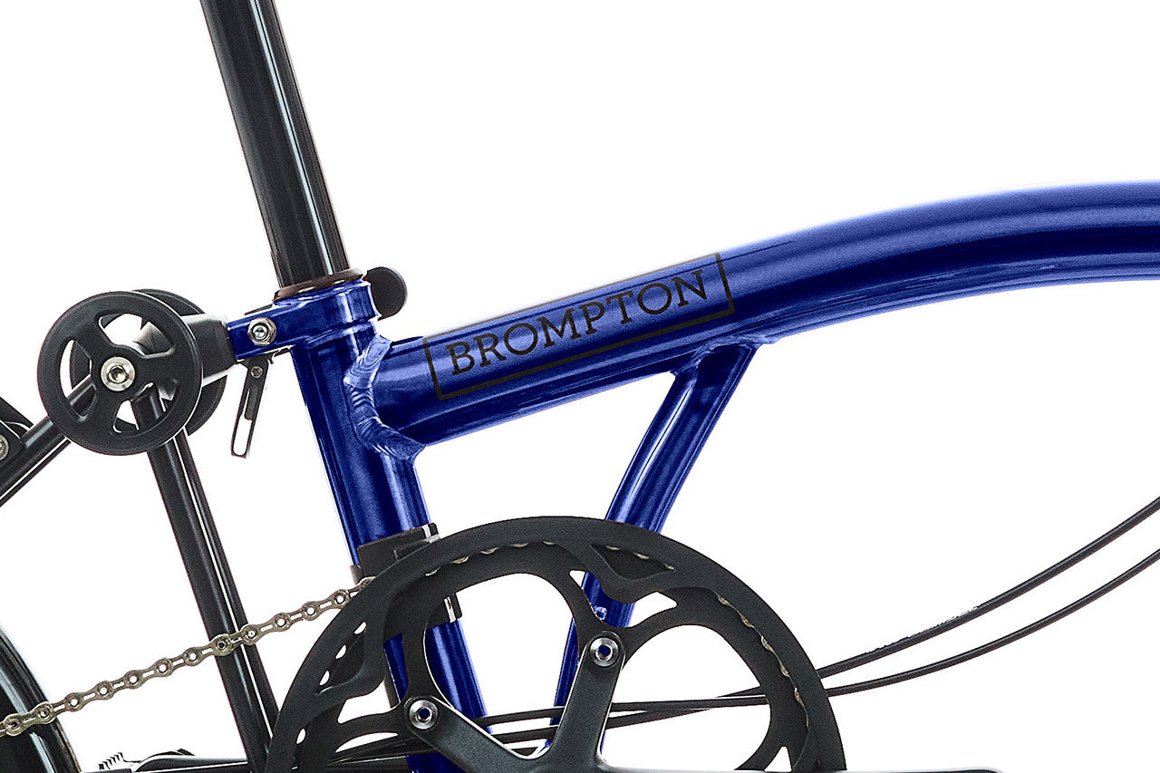 Brompton P Line Urban Bolt Blue Lacquer 4 Speed