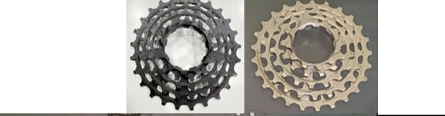 MiniMODs X5 Unibody Cog Set /11-13-17-21-25t /Circlip 1.8mm+2.0mm /Black