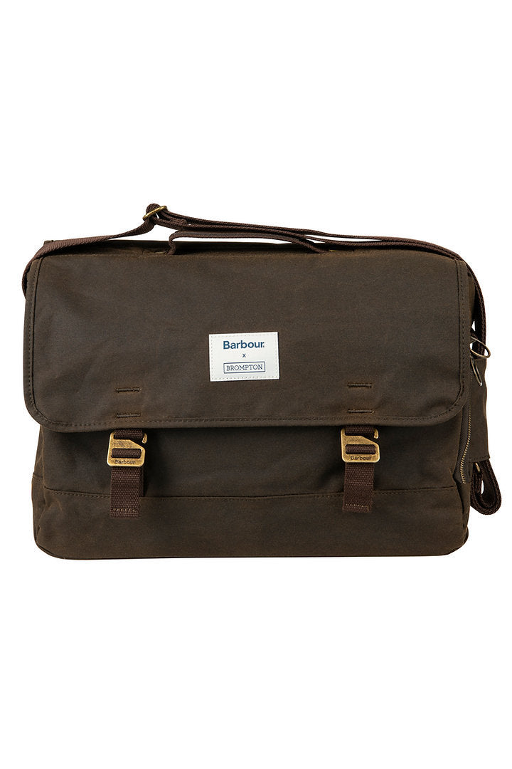 Barbour x Brompton Wax City Bag in Olive