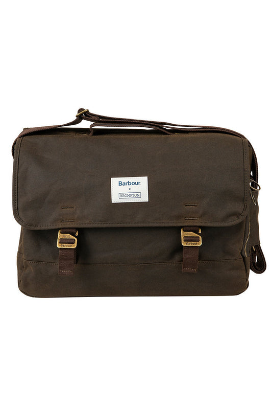 Barbour x Brompton Wax City Bag in Olive