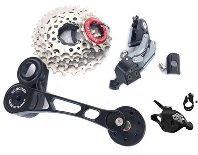 Suncord 7 Speed derailleur system set for Brompton with SRAM GX Shifter