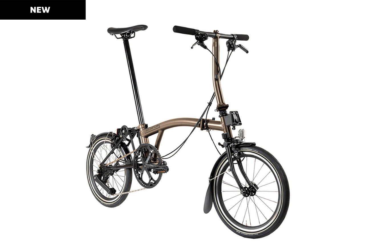 Brompton P Line Urban Bronze Sky 12 Speed