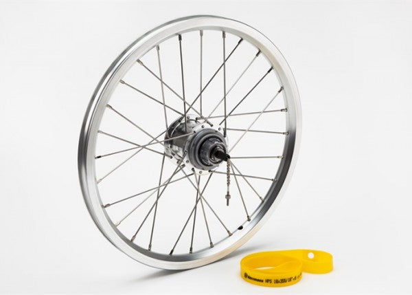 Rear wheel incl fittings for 6-spd - BWR 3-spd (Silver)
