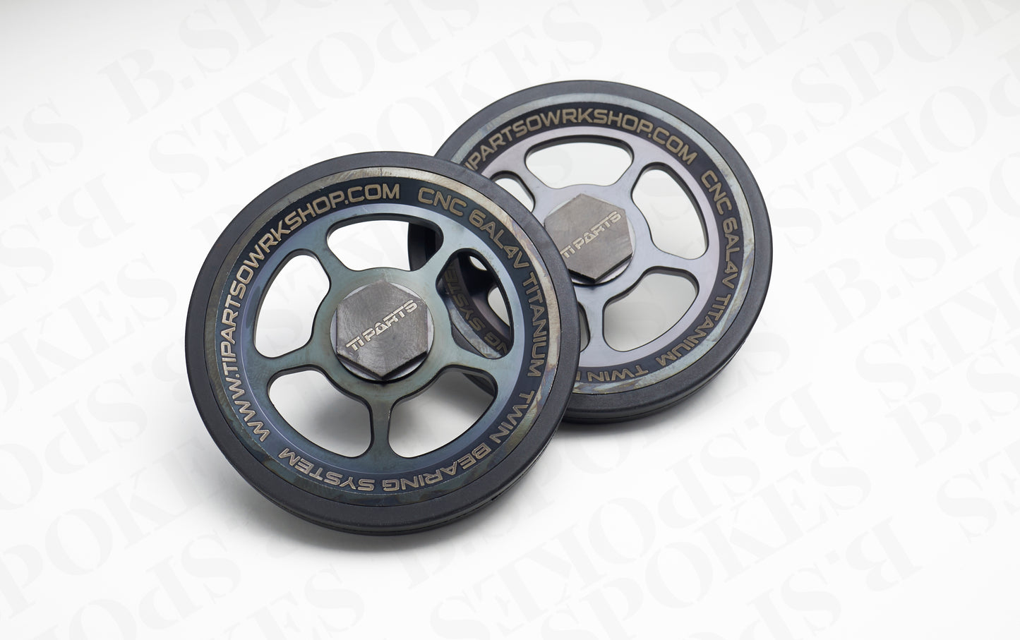 Ti Parts Workshop Titanium Easy Wheels 66mm ( 5 Spokes)