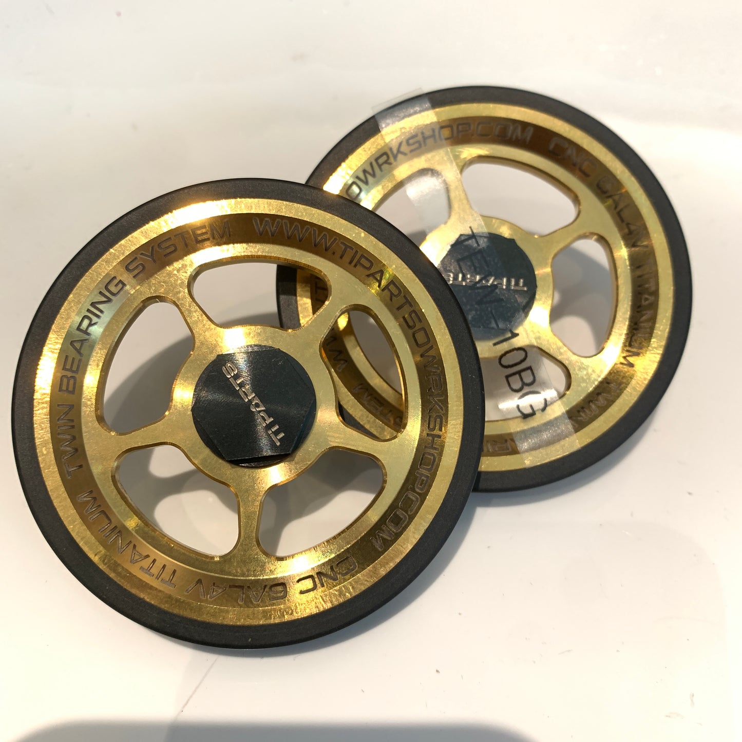 Ti Parts Workshop Titanium Easy Wheels 66mm ( 5 Spokes)