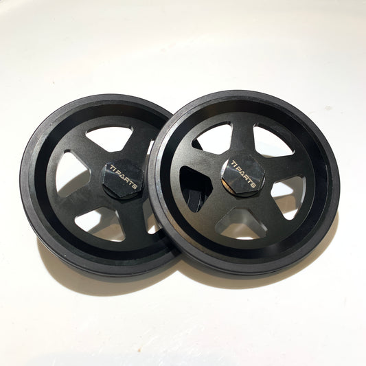 Ti Parts Workshop Aluminium Easy Wheels 76mm - 5 Spokes