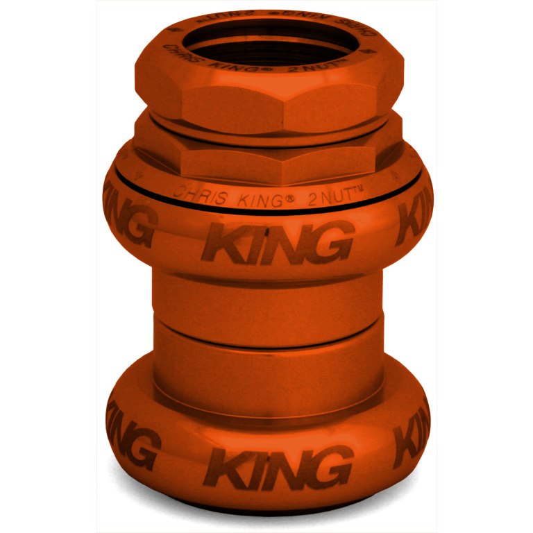 Chris King 2Nut 1 1/8" Headset Sotto Voce Orange