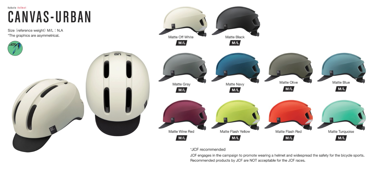 Kabuto Canvas Urban Helmet