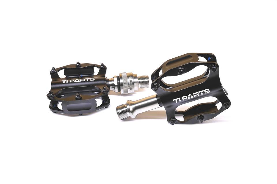 mini pedal spoke black Ti Parts Workshop Mini Pedals – B-Spokes