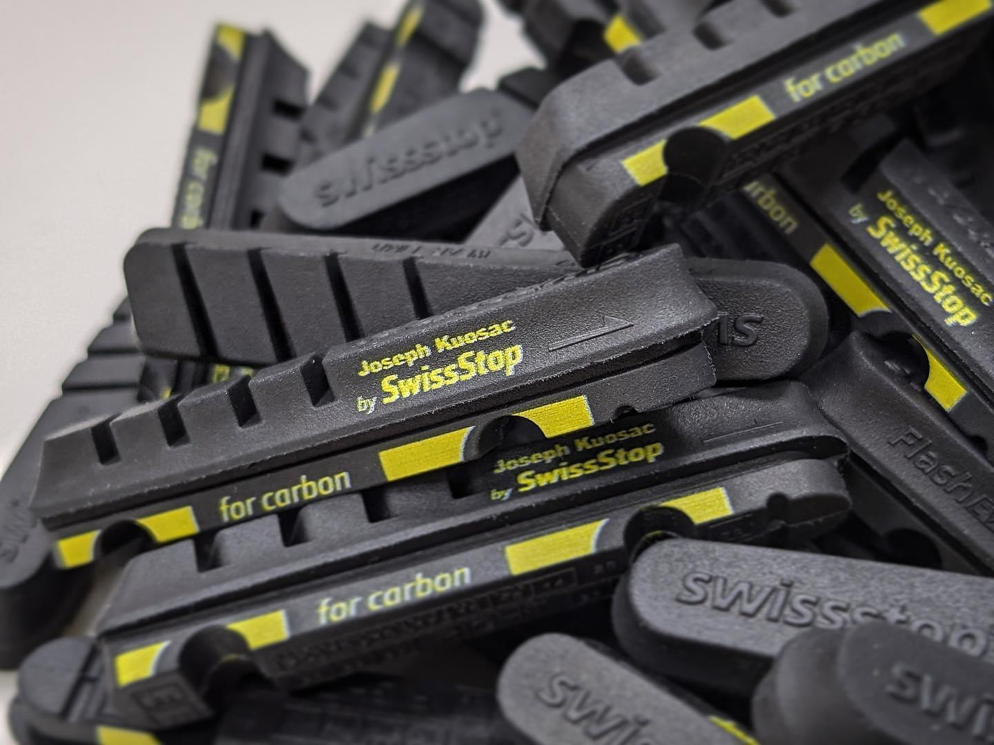 Joseph Kuosac Swiss Stop Brake pads for Carbon Rims use ( Set of 4 )