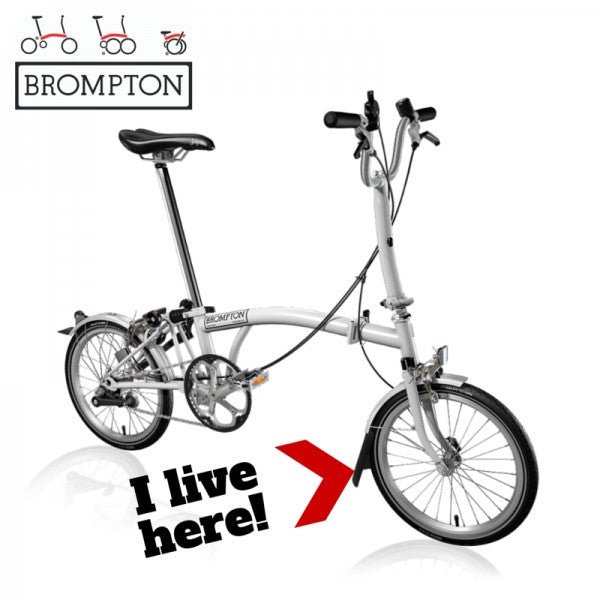 Brompton front mudguard replacement flap