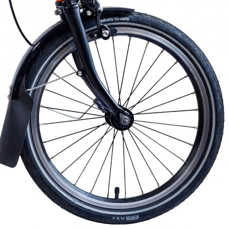 Brompton BLACK 16 inch front wheel