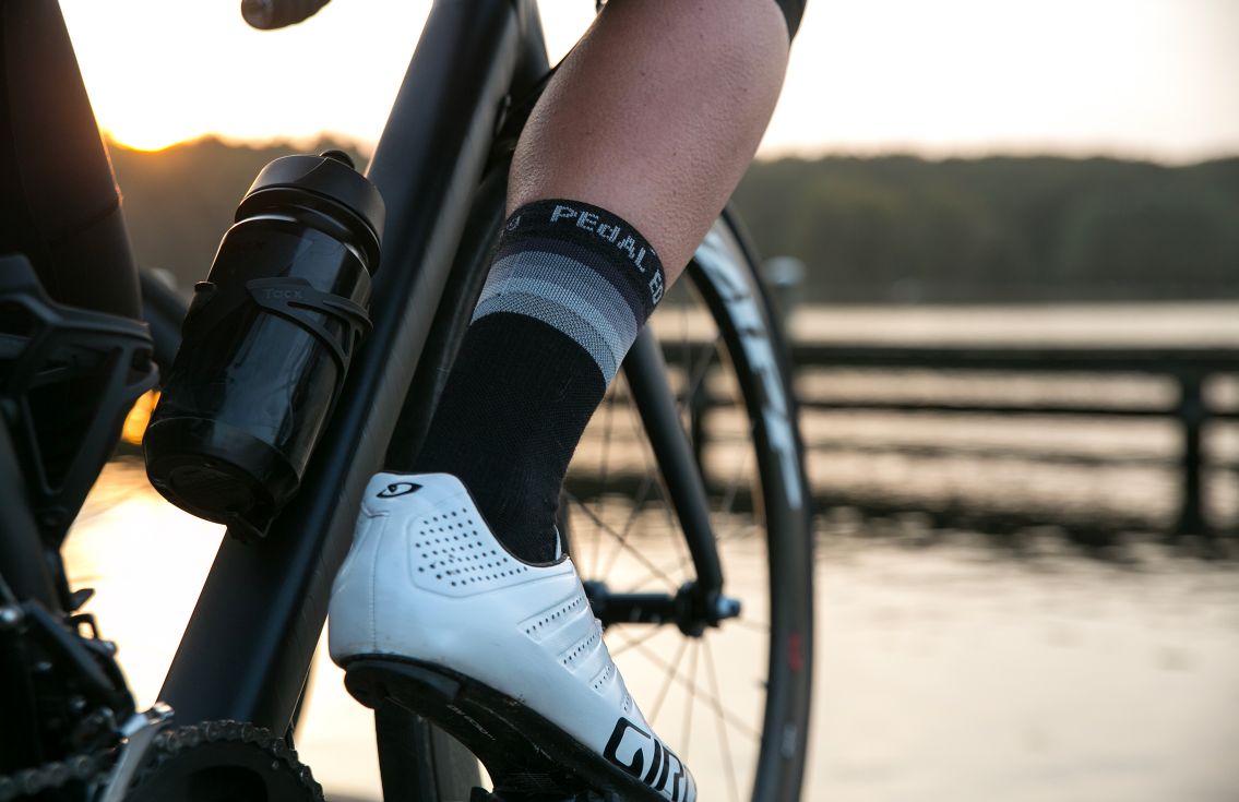 PEdAL ED Reflective Socks - Blue