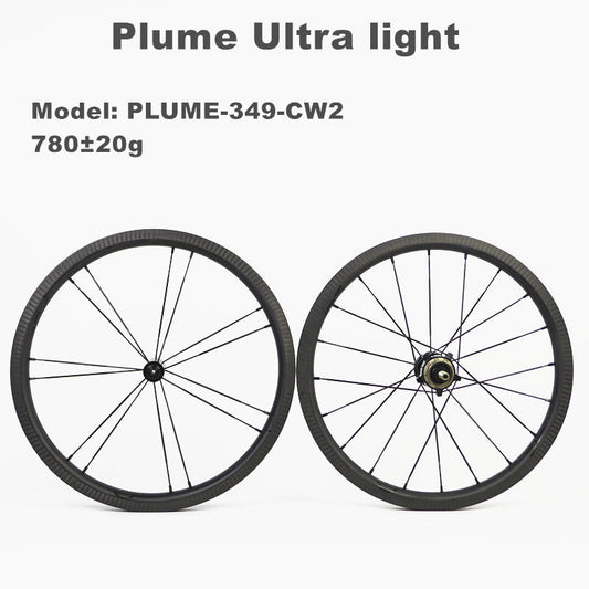 SMC 16"349 PLUME Ultralight Carbon Wheelset (7 SPEED) Ceramic
