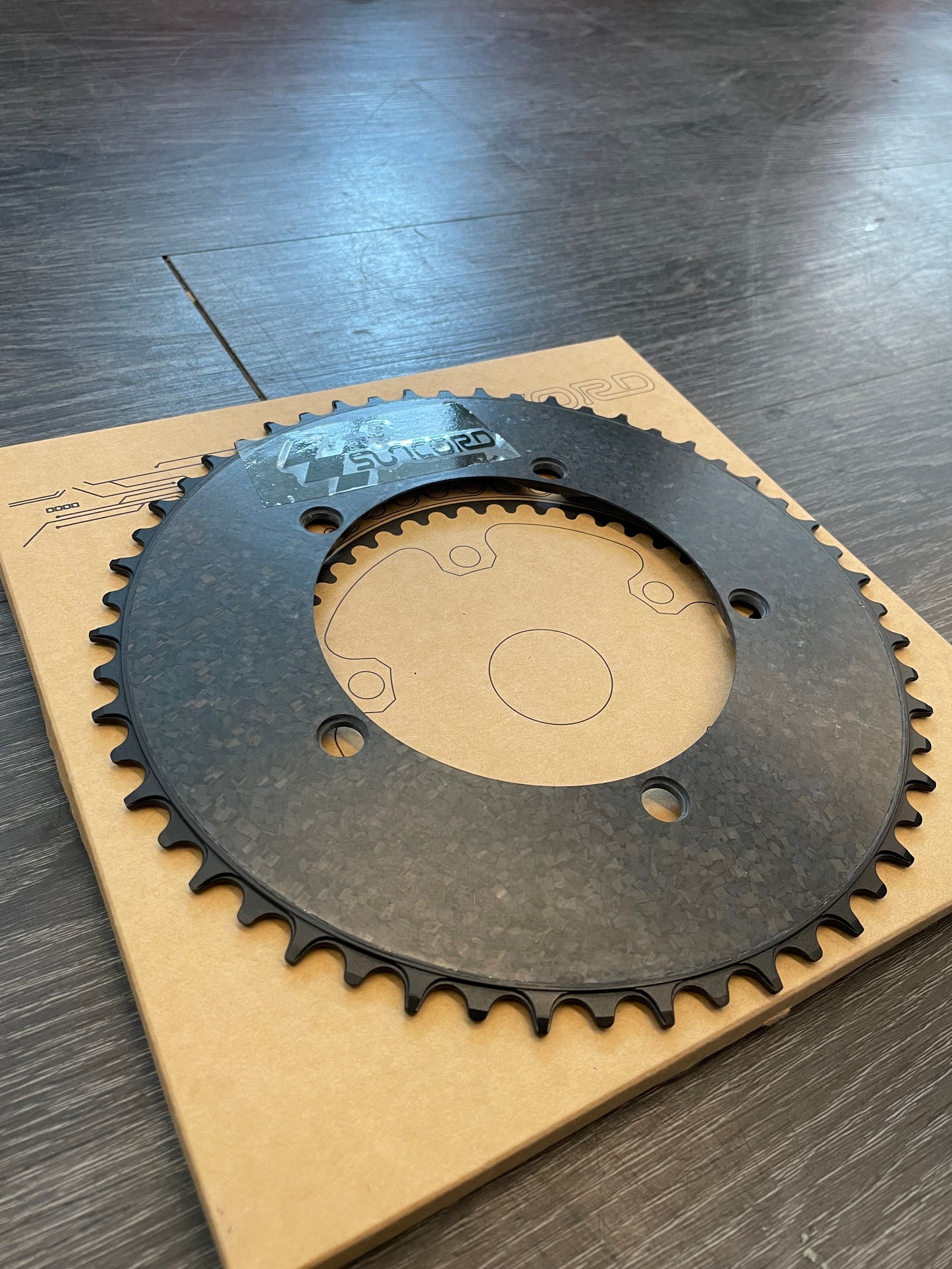 Suncord Carbon Alloy Narrow-Wide Chainring 130BCD 54T / 56T