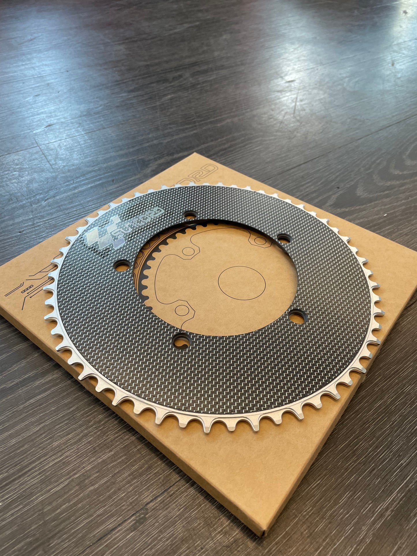 Suncord Carbon Alloy Narrow-Wide Chainring 130BCD 54T / 56T