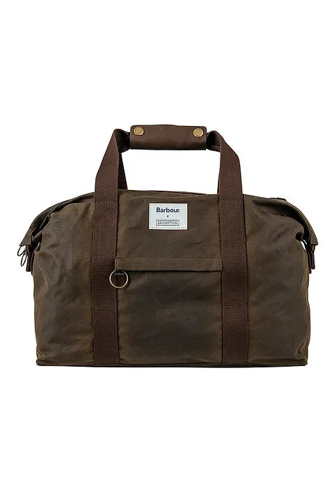Barbour X Brompton Wax Holdall + Frame Olive