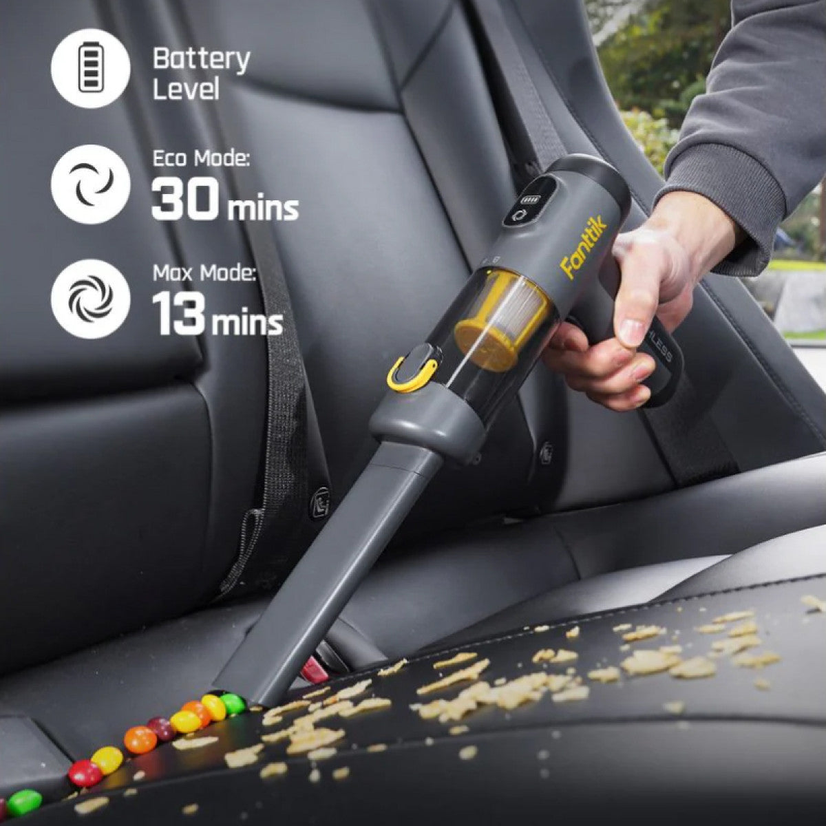 Fanttik Slim V9 Mix Car Vacuum RobustClean