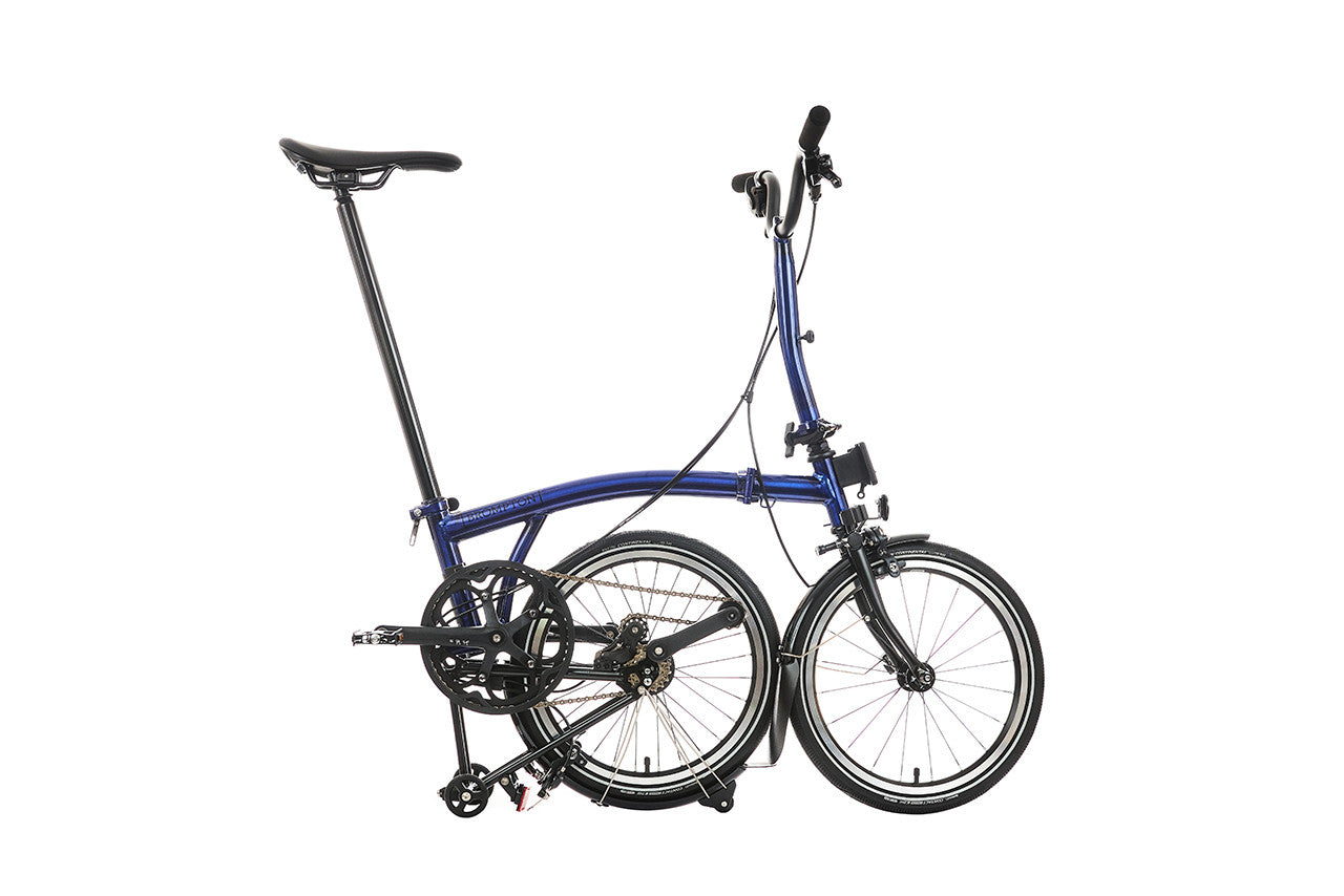 Brompton P Line Urban Bolt Blue Lacquer 12 Speed