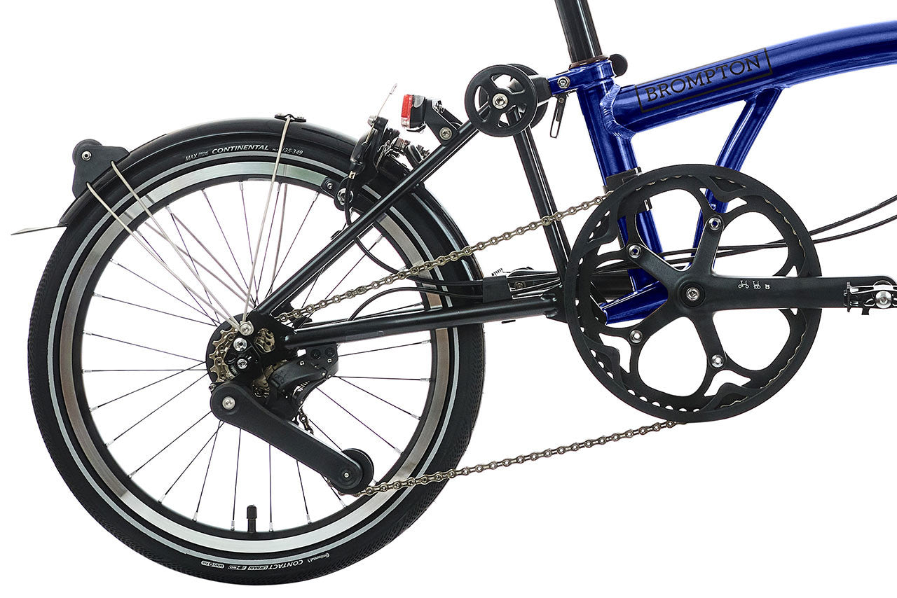 Brompton P Line Urban Bolt Blue Lacquer 12 Speed