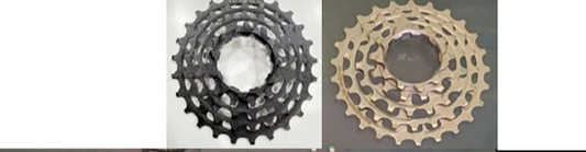 MiniMODs X5 Unibody Cog Set /11-13-17-21-25t /Circlip 1.8mm+2.0mm /Black