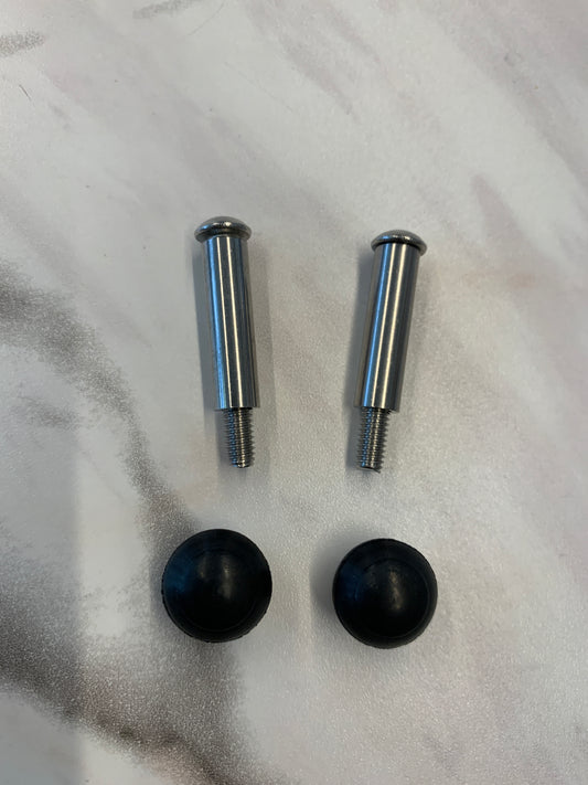 H&H Extended 2mm bushing axle bolt set w Caps/ 3 speed use