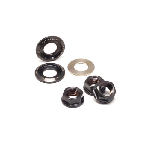 NOV Design Rear Axle Aluminium Nuts & Washer set (M10 and only for 2 speed)