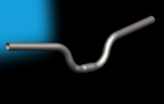 H&H Titanium Mid Riser Handlebar
