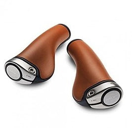 Brooks Ergon GP1 Leather Grips - 130/130mm