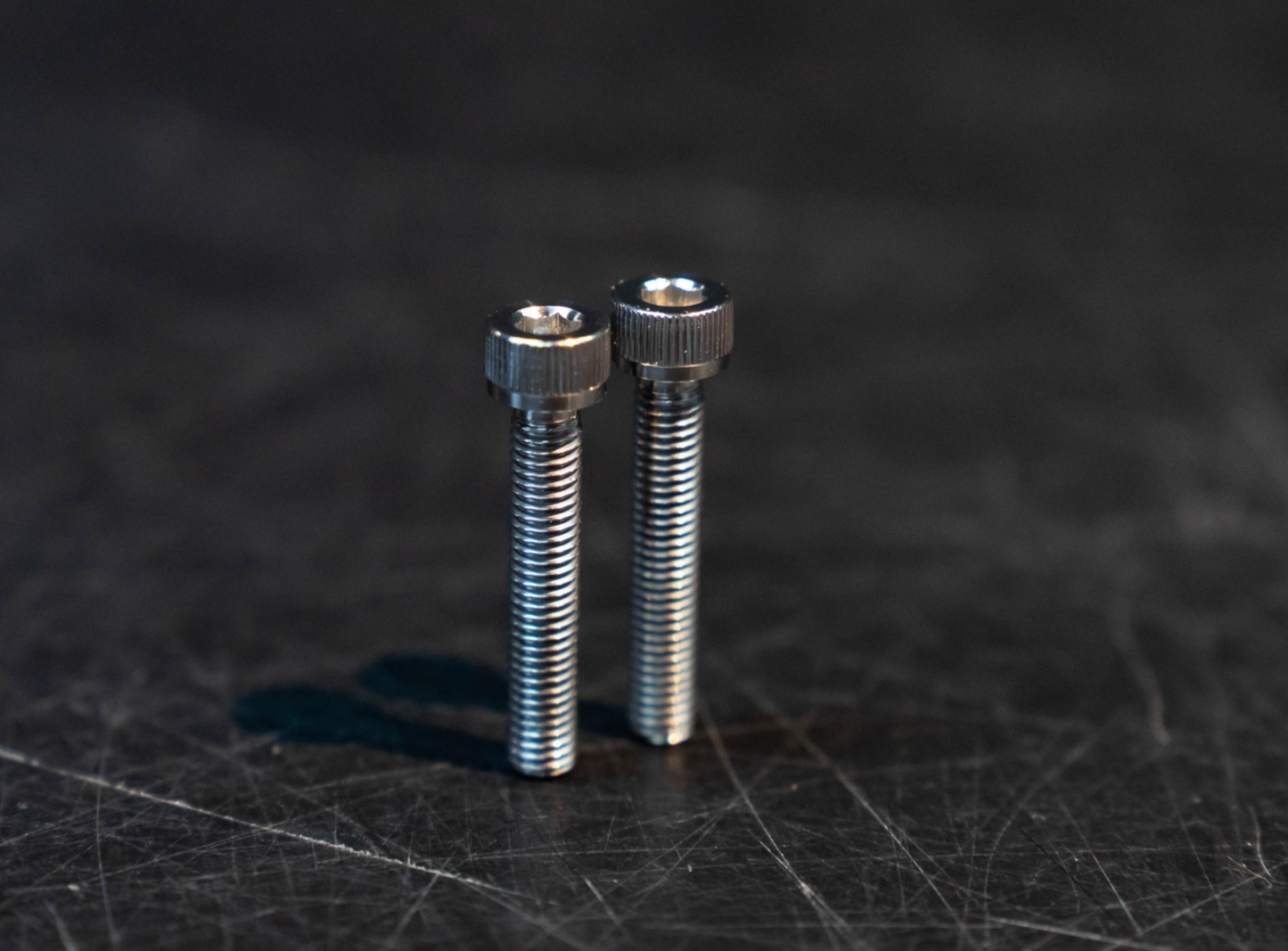 Ti Parts Workshop Brompton T Line Front Carrier Block Titanium Bolts (Raw Titanium)
