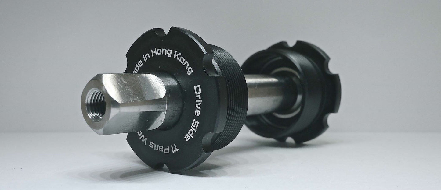 Ti Parts Workshop Brompton 118.5mm Sealed Bottom Bracket with Enduro ZERØ ceramic Bearing