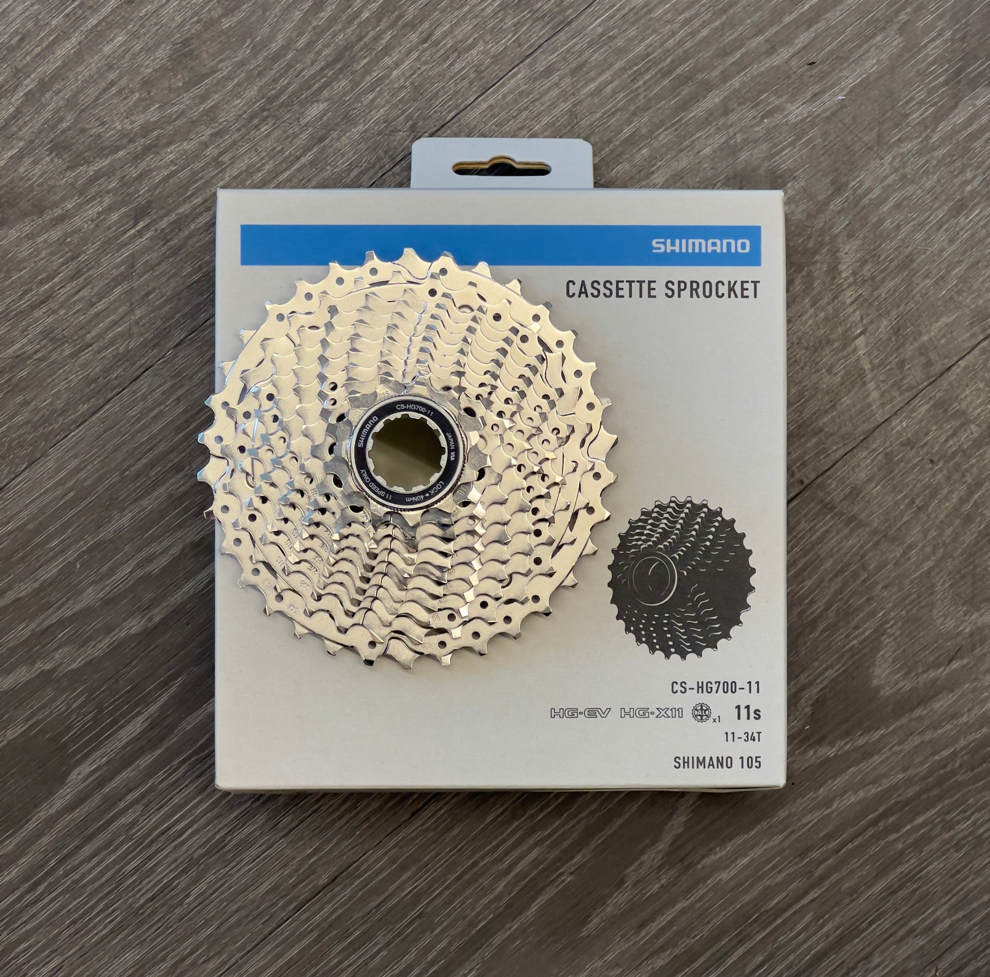 Wahoo Kickr SHIMANO CASSETTE CS-HG700 105 11spd 11-34T Bike And