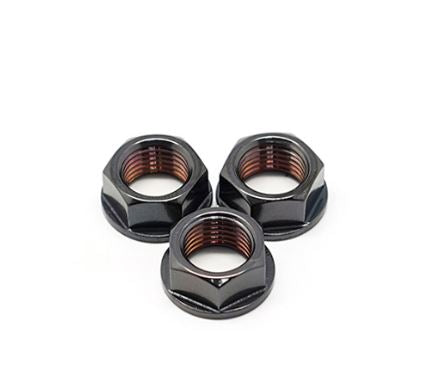 NOV Design Rear Axle Titanium Nuts (M10) 2 Speed Hub use